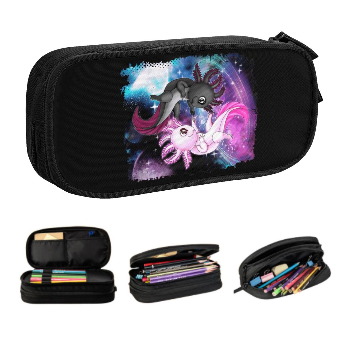 Pet X Supplies & Tack - Kustom Lucu Axolotl Yin Yang Mewah
