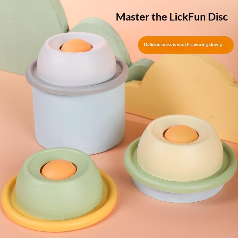 Slow Feeder Dog Bowl - Alas Jilat Yogurt untuk Hewan Peliharaan,