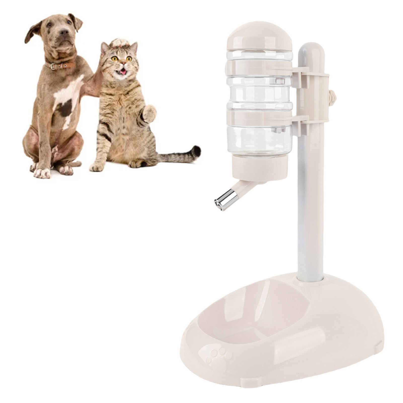 Slow Feeder Dog Bowl - Dispenser Botol Berdiri Mudah Dibersihkan Stabilitas