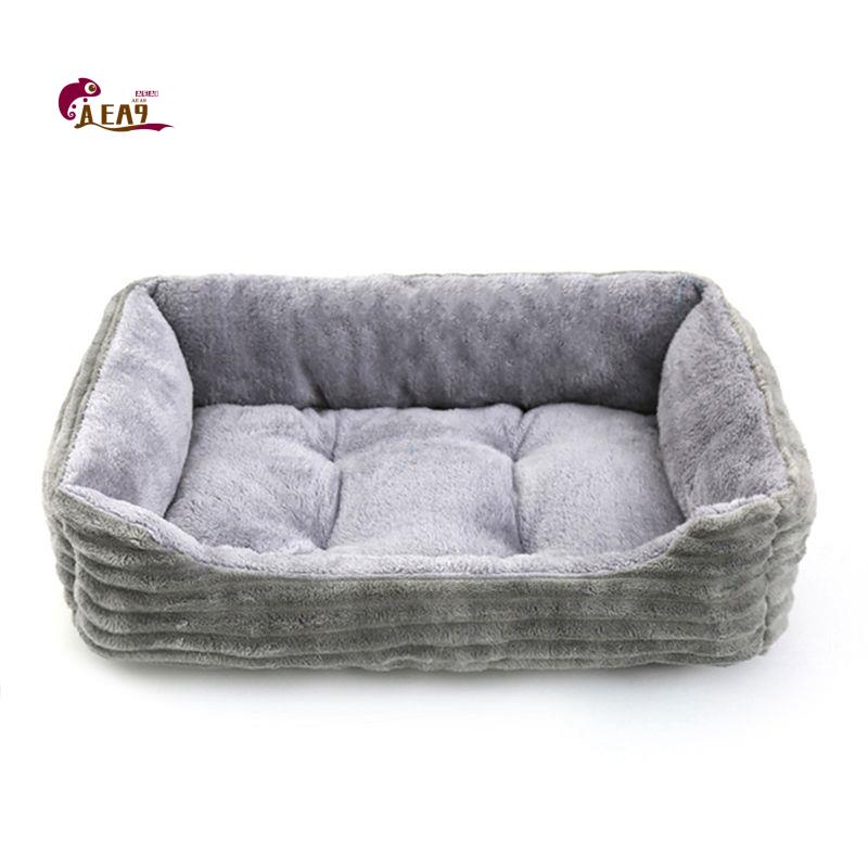 Pet X Supplies & Tack - AEA9-Grey Tempat Tidur Anjing Persegi Mewah