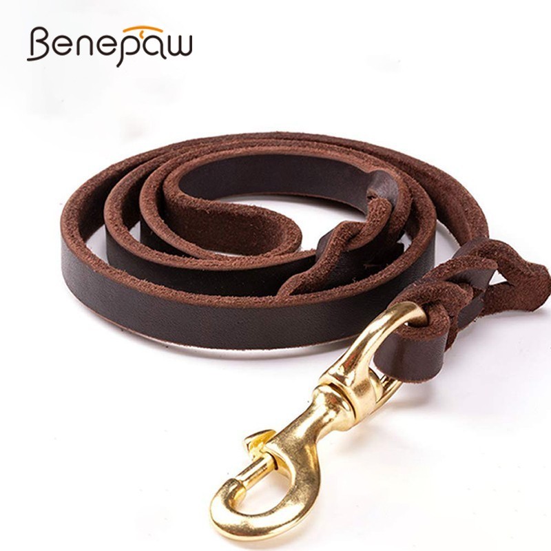 Pet Supplies Pet Shop - Benepaw High-end Kulit Sapi Kulit Tali
