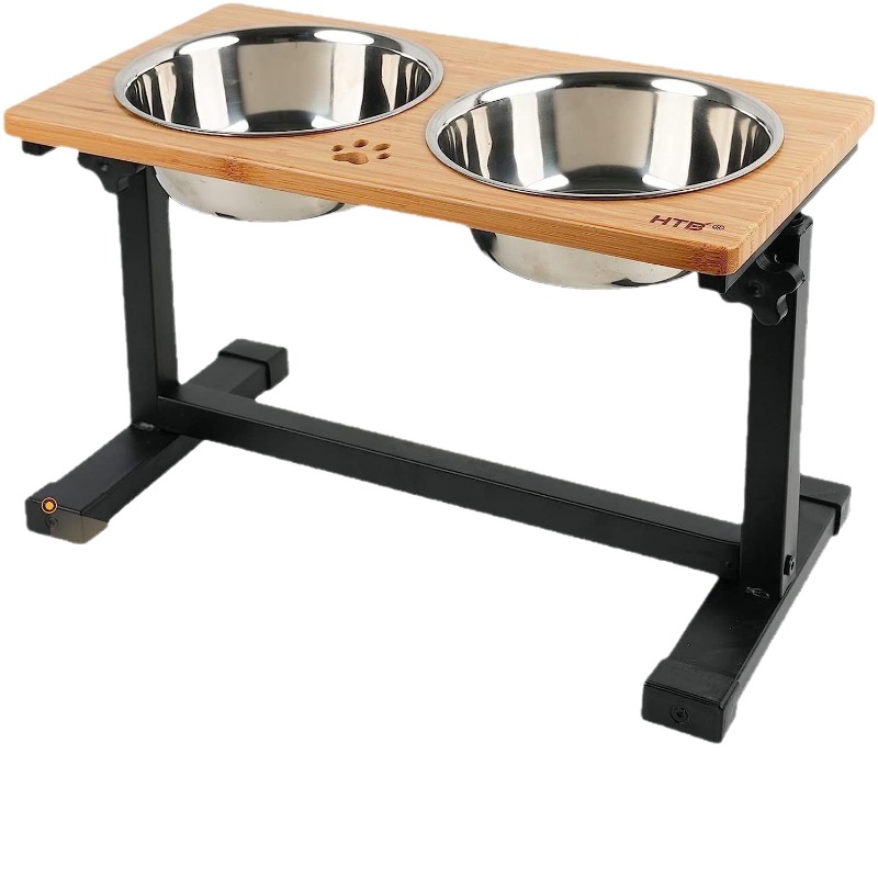 Tempat Makan Anjing Kayu yang  - Pet Supplies Pet Shop ulasan dan harga