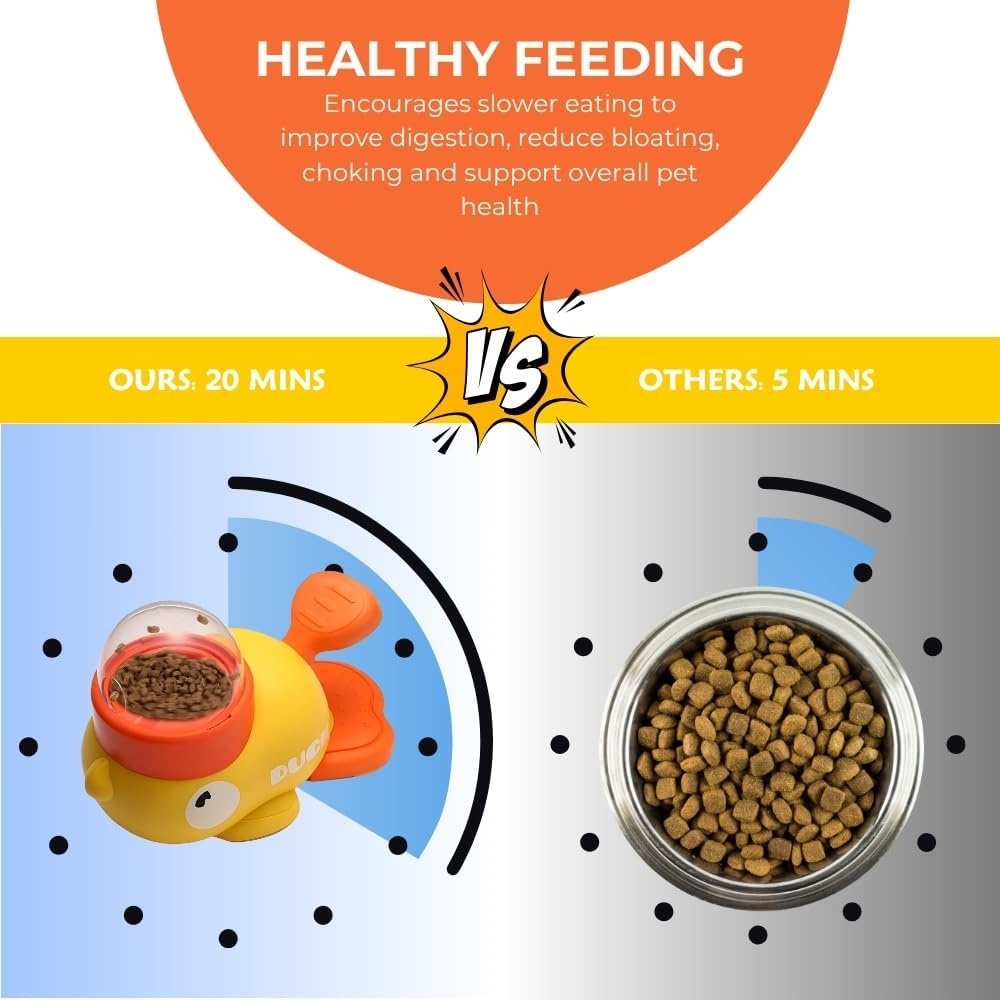 Dispenser Makanan Hewan Peliha - Slow Feeder Dog Bowl ulasan dan harga