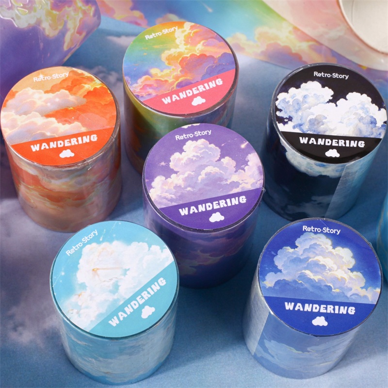 JIANQI 50mm X 2m PET Sky Cloud - Pet X Supplies & Tack ulasan dan harga