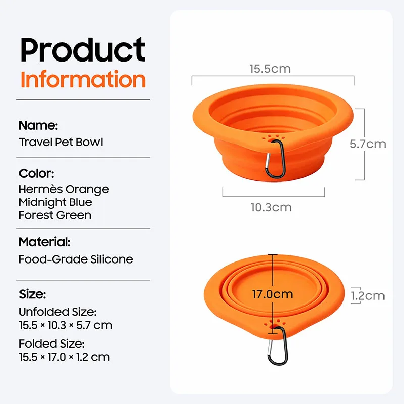 Mangkuk Anjing Lipat Silikon,  - Slow Feeder Dog Bowl ulasan dan harga