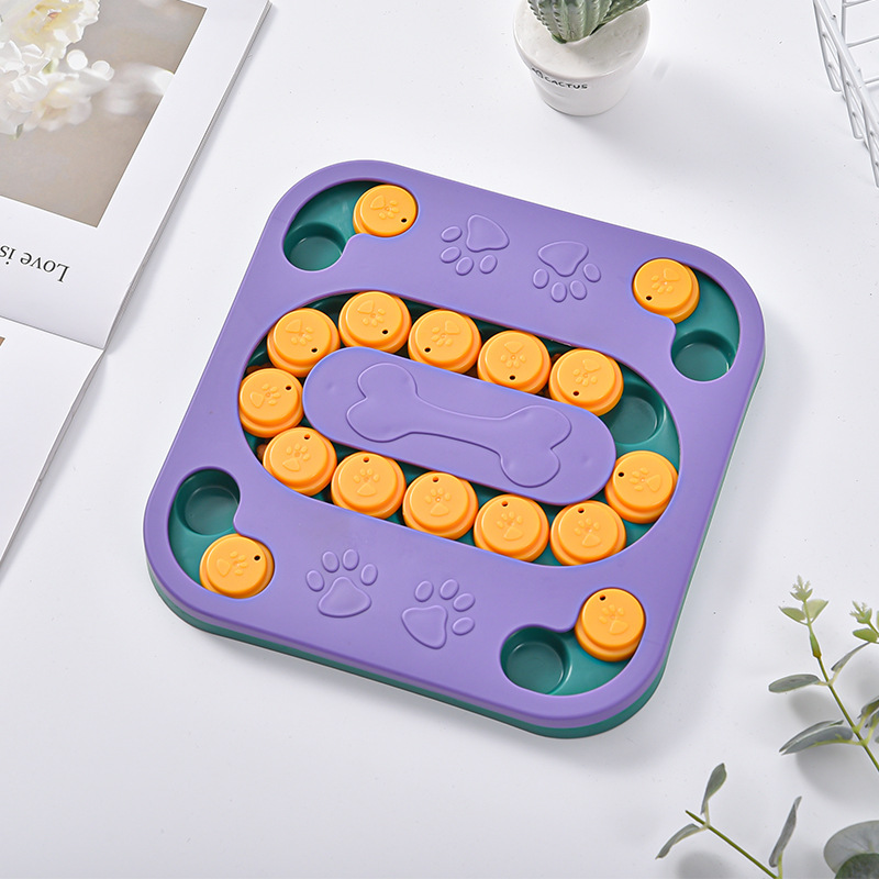 Mainan Puzzle Interaktif Anjin - Slow Feeder Dog Bowl ulasan dan harga