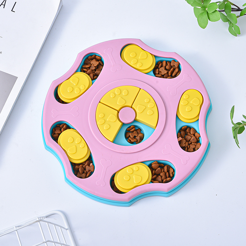 Mainan Puzzle Interaktif Anjin - Slow Feeder Dog Bowl ulasan dan harga
