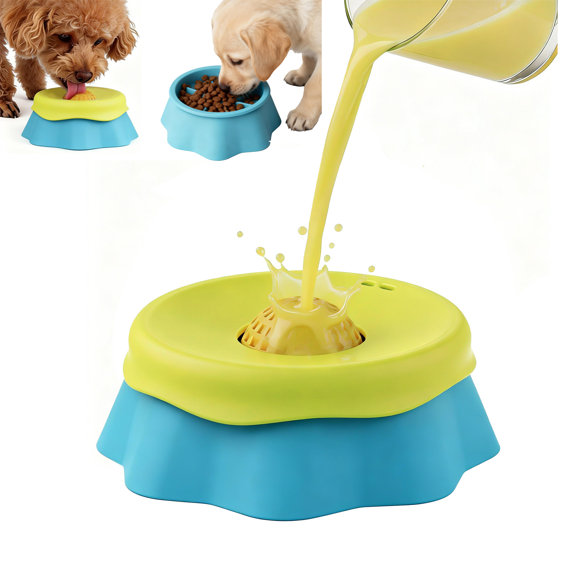 Mangkuk Jilat Anjing, Mangkuk  - Slow Feeder Dog Bowl ulasan dan harga