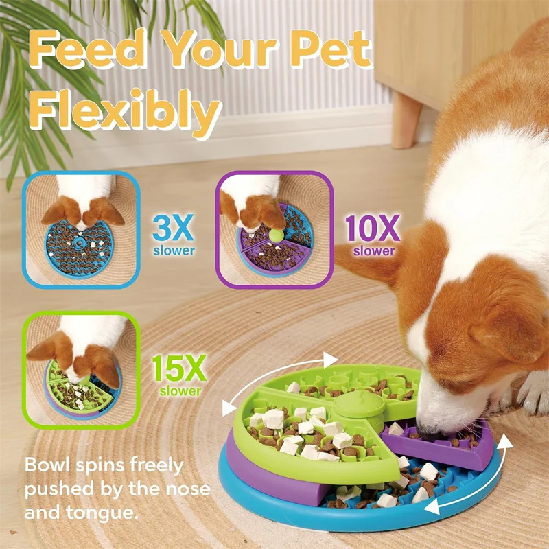 Puzzle Anjing Pengumpan Lambat - Slow Feeder Dog Bowl ulasan dan harga